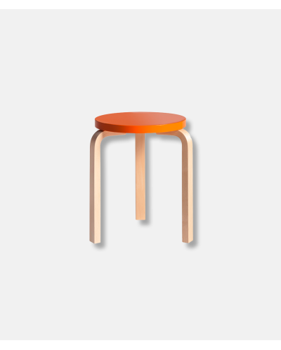 Artek - Alvar Aalto stool 60 orange - PÅ LAGER
